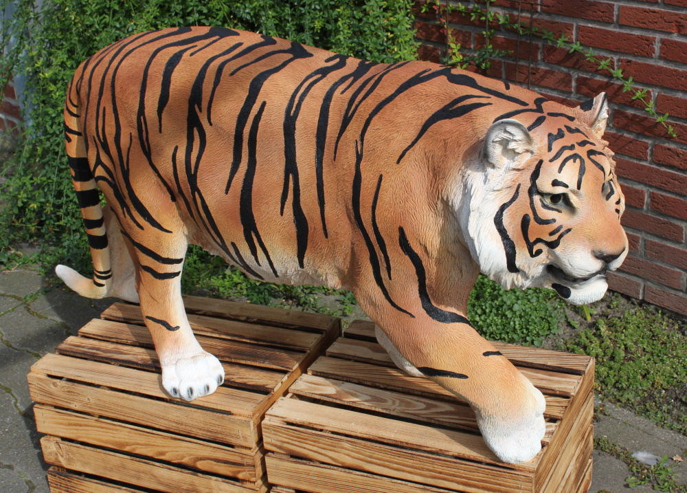 Zum günstigen Preis erhalten! Tiger groß, stehend günstig Online kaufen XO-SHOP - *AUSVERKAUFT*IDekofiguren