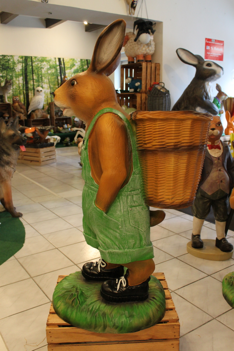 Osterhase XXL mit grüner Latzhose *SELBSTABHOLUNG*/Dekofiguren günstig Online kaufen XO-SHOP