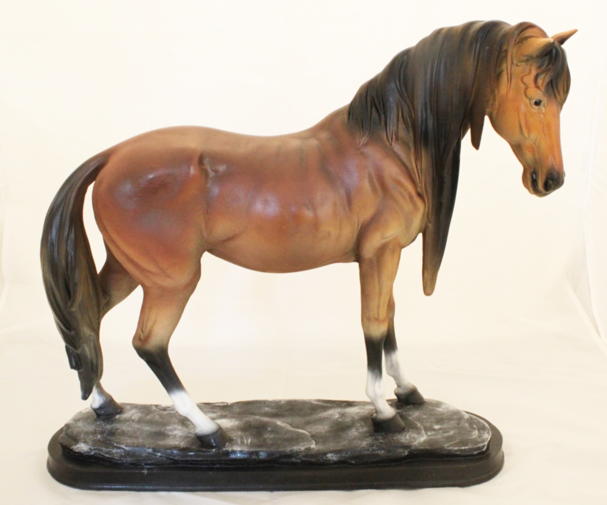Pferd auf SockelIDekofiguren günstig Online kaufen