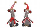 Weihnachtsmaus aus Textil